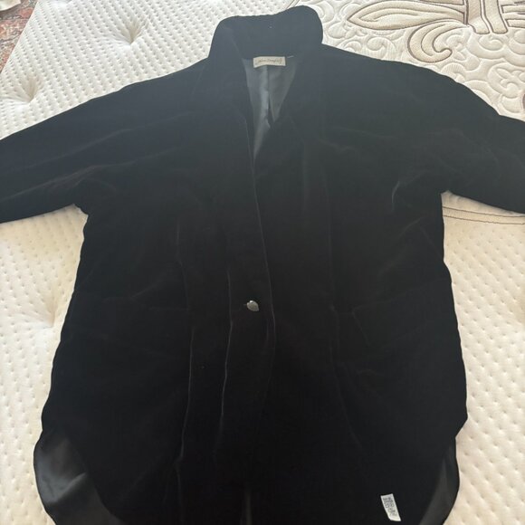 Black Velvet evening jacket, fully lined - Picture 3 of 4